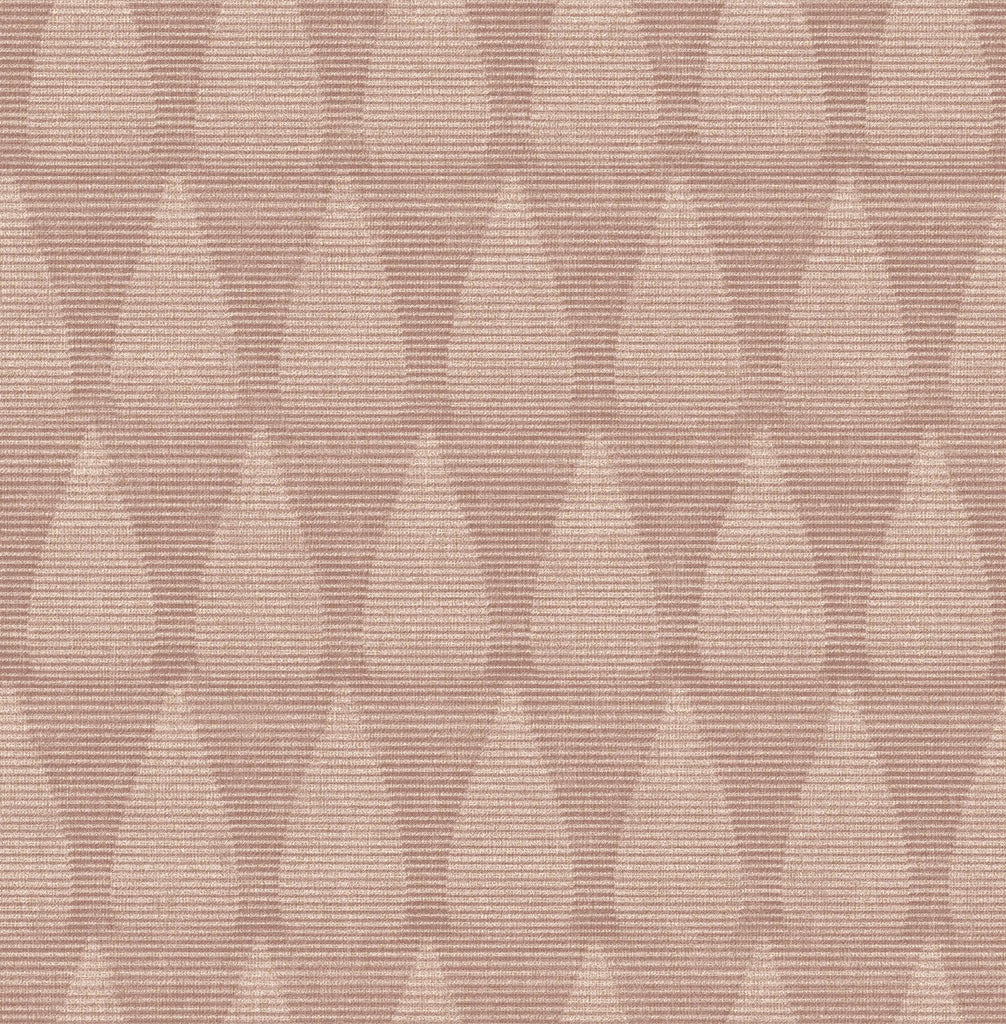 A-Street Prints Ogee Rust Wallpaper