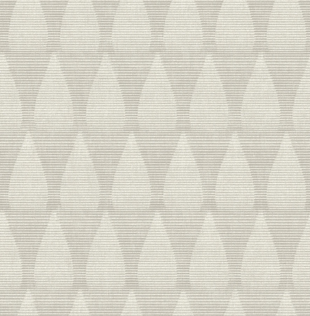 A-Street Prints Ogee Grey Wallpaper