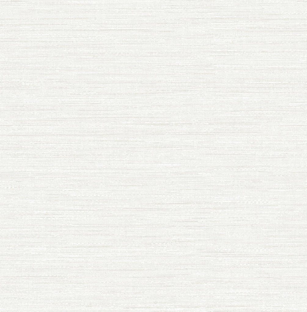 A-Street Prints Faux Grasscloth Pearl Wallpaper