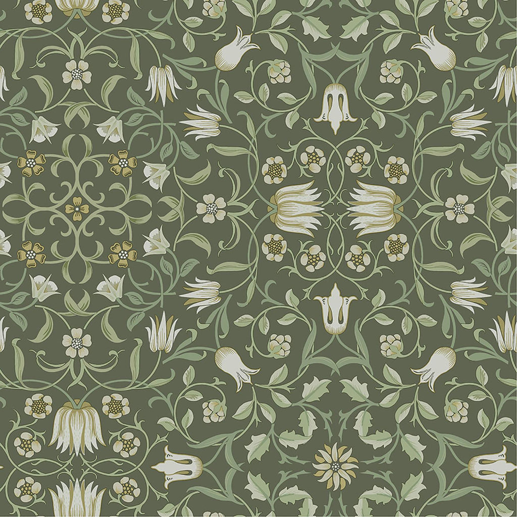 A-Street Prints No 1 Holland Park Green Floral Wallpaper