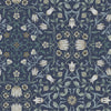 A-Street Prints Hidden Treasures No 1 Holland Park Blue Wallpaper