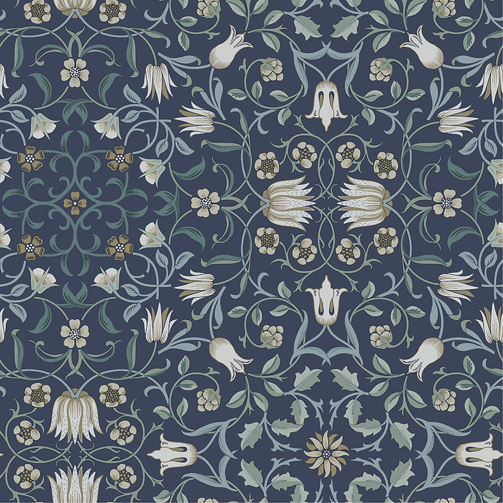 A-Street Prints No 1 Holland Park Blue Floral Wallpaper