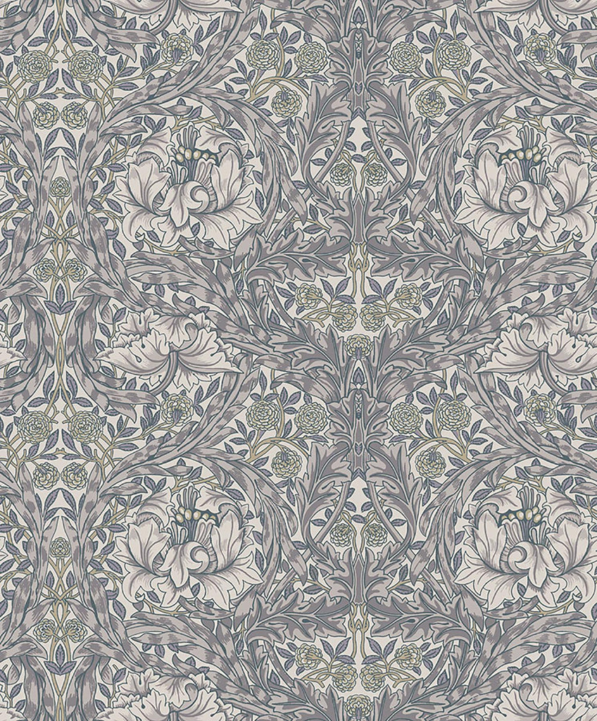 A-Street Prints Botanical Grey Wallpaper