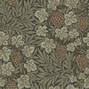 A-Street Prints Hidden Treasures Vine Dark Green Wallpaper