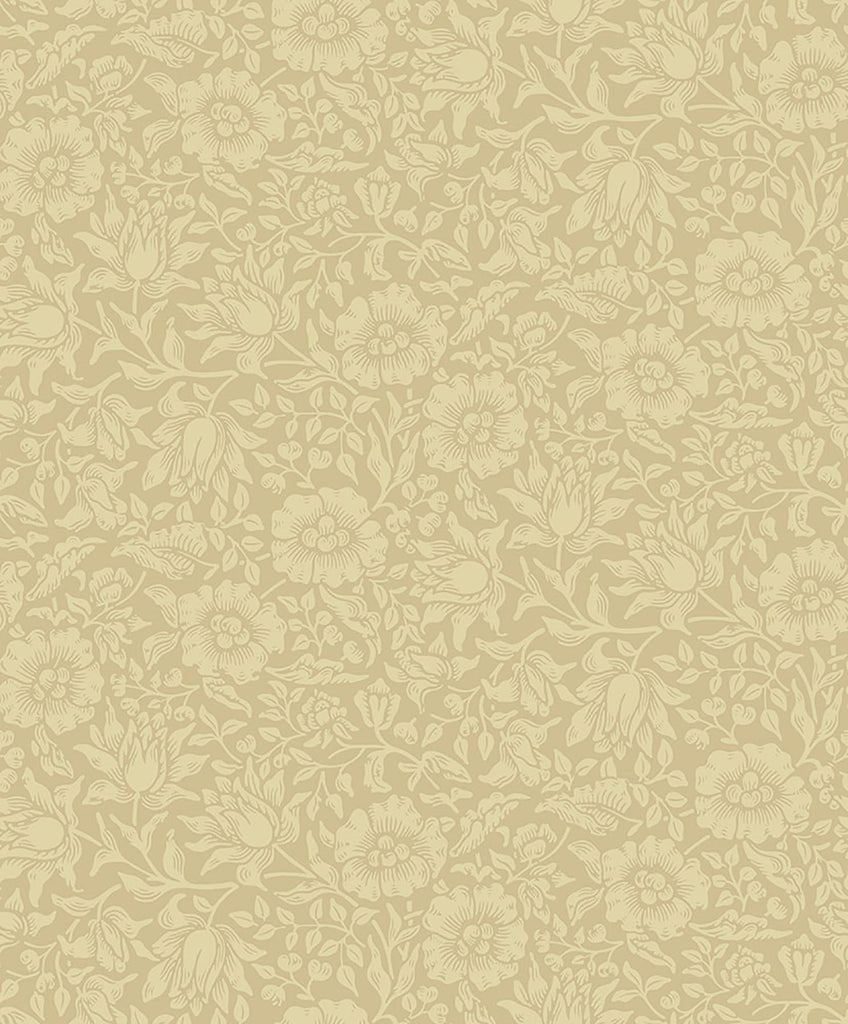 A-Street Prints Flowers Butter Wallpaper