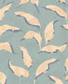 Brewster Home Fashions Callista Blue Leaves Wallpaper