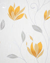 Brewster Home Fashions Botanical Yellow Wallpaper