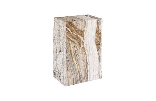 Phillips Collection Onyx Pedestal Natural Brown Accent