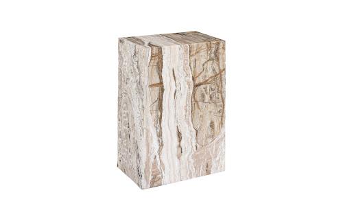 Phillips Collection Onyx Pedestal Natural Brown Accent