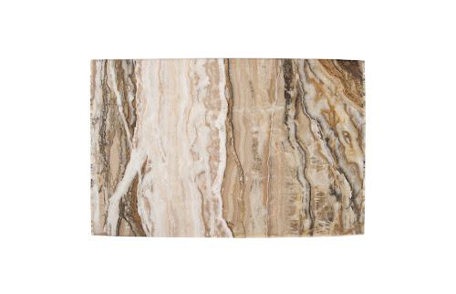 Phillips Collection Onyx Pedestal Natural Brown Accent