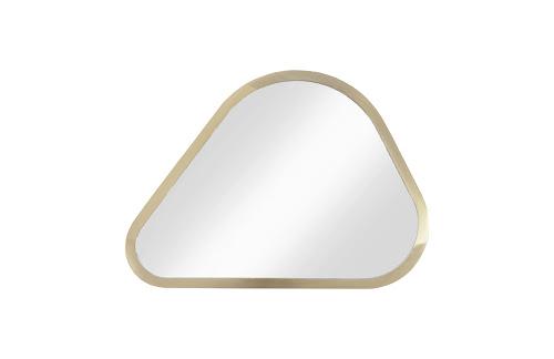 Phillips Collection Pebble s Set of 4 Brushed Brass Mirror