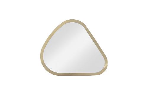 Phillips Collection Pebble s Set of 4 Brushed Brass Mirror