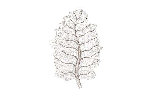 Phillips Collection Metallurgy Leaf Wall Art Stainless Steel Accent