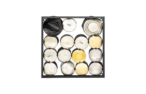 Phillips Collection Paint Can Wall Art, Square Mixed Neutrals Assorted SM Accent