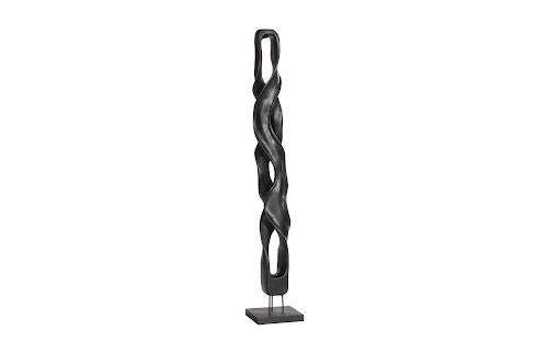 Phillips Collection Twisting Root Sculpture Black Accent