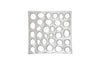 Phillips Collection Polka Dot Wall Tile Silver Wall Art