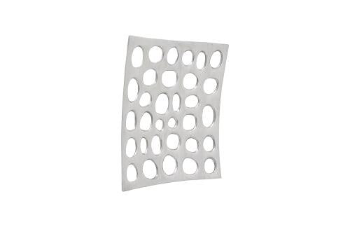 Phillips Collection Polka Dot Wall Tile Silver Wall Art