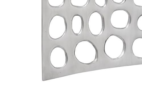 Phillips Collection Polka Dot Wall Tile Silver Wall Art