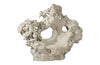 Phillips Collection Colossal Cast Stone Sculpture With Seat Roman Stone Accent