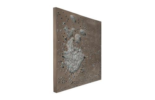 Phillips Collection Splotch Wall Art Square Bronze Finish Accent