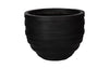 Phillips Collection June , Black, Lg Black Planter