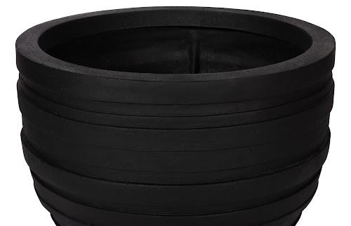 Phillips Collection June , Black, SM Black Planter