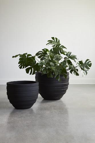 Phillips Collection June , Black, SM Black Planter