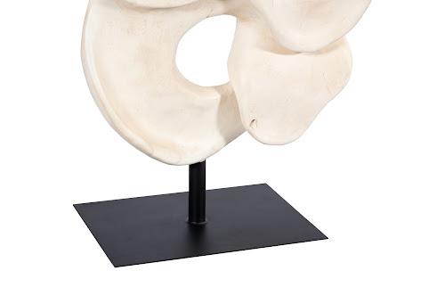 Phillips Collection Cast Dancing Sculpture Pli Faux Bleached Accent