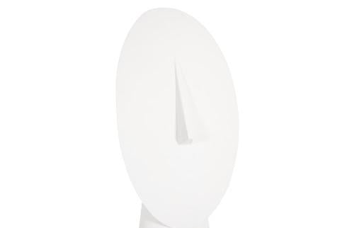 Phillips Collection Cycladic Head, Sculpture, Oval White Stone Accent