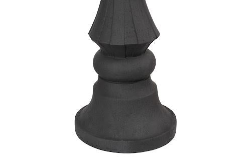 Phillips Collection Bishop Chess Sculpture Cast Stone Black Accent