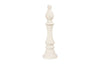 Phillips Collection Bishop Chess Sculpture Cast Stone White Accent