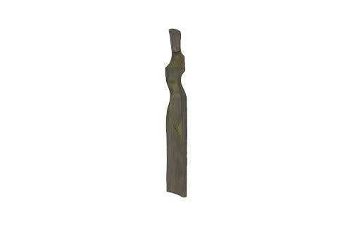 Phillips Collection Cast Women Wall Art, E, Splinter Stone Finish Green Accent