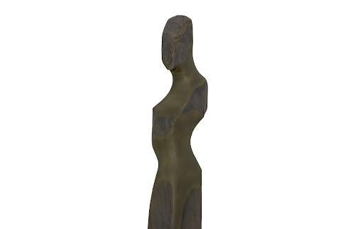 Phillips Collection Cast Women Wall Art, E, Splinter Stone Finish Green Accent