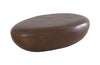 Phillips Collection River Stone , Bronze, Large Brown Coffee Table