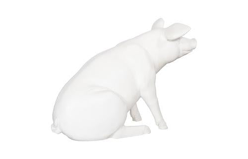 Phillips Collection Happy Pig Off White Accent