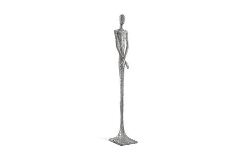 Phillips Collection Lloyd Sculpture Resin Silver Leaf Accent