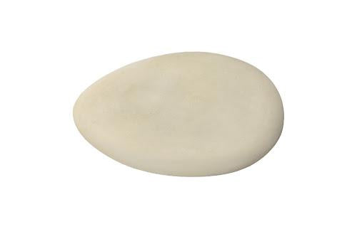 Phillips Collection River Stone , Roman Stone, Large Off White Coffee Table