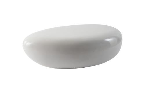 Phillips Collection River Stone , Gel Coat White, Small White Coffee T 