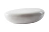 Phillips Collection River Stone , Gel Coat White, Large White Coffee Table