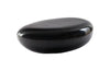 Phillips Collection River Stone , Gel Coat Black, Small Black Coffee Table