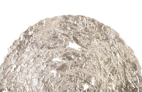 Phillips Collection Molten Wall Disc Medium Silver Leaf Accent