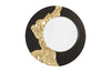 Phillips Collection Mercury Black Gold Leaf Mirror