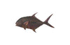 Phillips Collection Permit Fish Wall Sculpture Resin Copper Patina Finish Accent