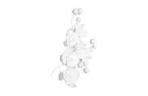 Phillips Collection Orchid Sprig Wall Art Medium Metal White Accent