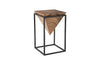 Phillips Collection Inverted Pyramid Natural Side Table