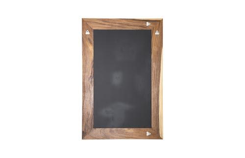 Phillips Collection Geometry Wood Natural Black Mirror