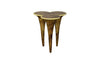 Phillips Collection Marley Bar Table Chamcha Wood  Natural Bar Stool