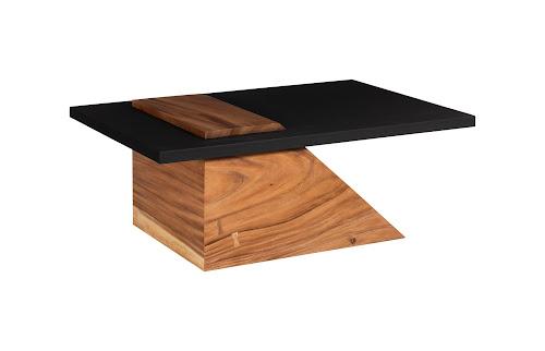 Phillips Collection Slant Natural/Black Coffee Table