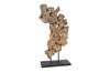 Phillips Collection Pipal Wood Sculpture Black Accent