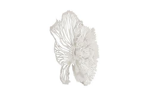 Phillips Collection Flower Wall Art Medium White Metal Accent